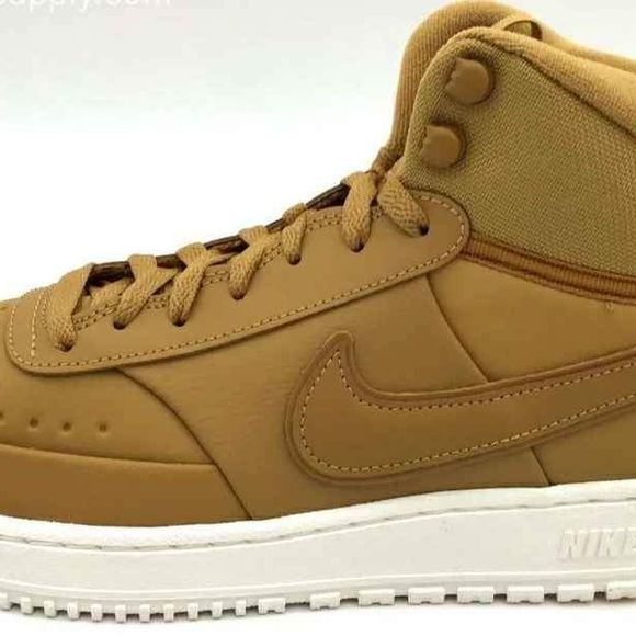 NEW Nike Court Vision Mid Winter \'Elemental Gold\' Men\'s Tan Sneakers - Sz 9.5 main image 5